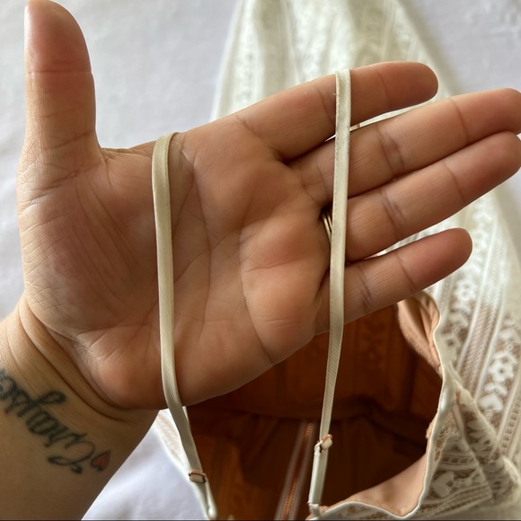 For Love and Lemons Dakota Lace Midi Dress in White - Picture 13 of 13